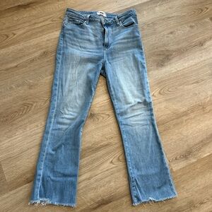 PAIGE Denim Flare Jeans in Washed Blue